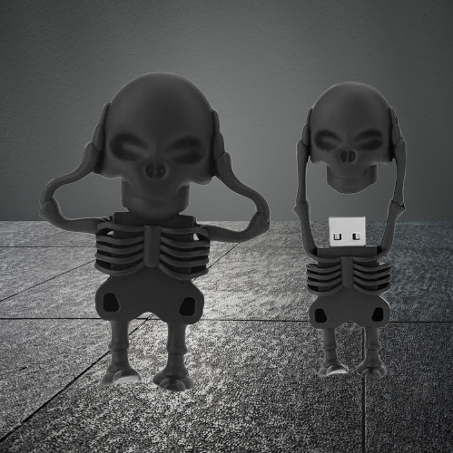 Skeleton-Themed USB Drive - Various Capacities