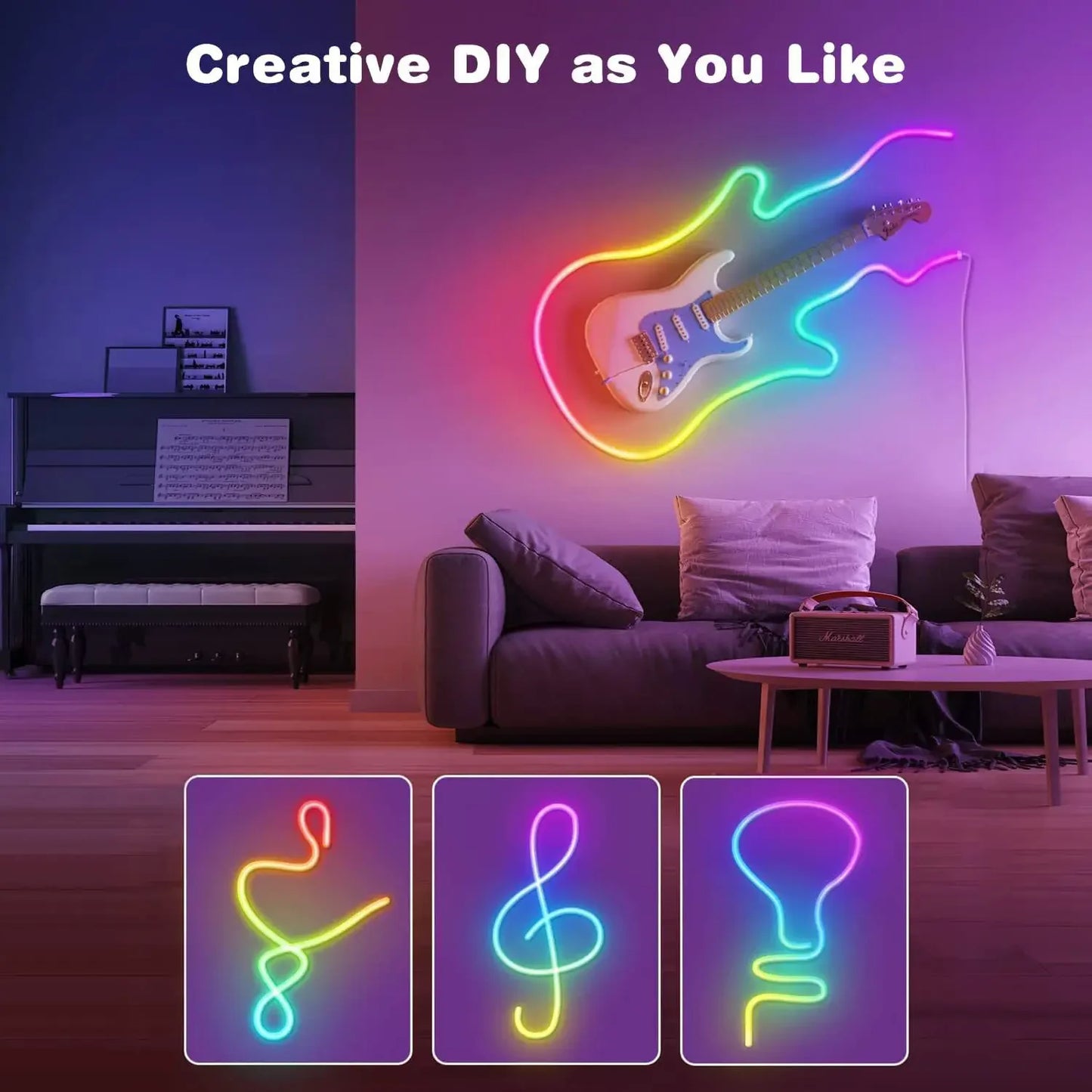 Music Sync Neon LED Strip