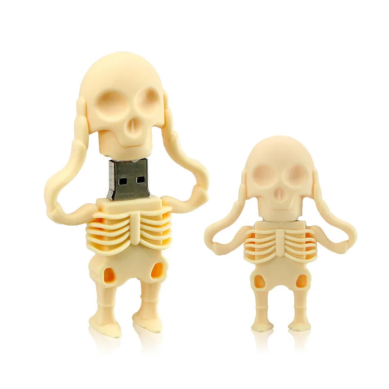 Skeleton-Themed USB Drive - Various Capacities