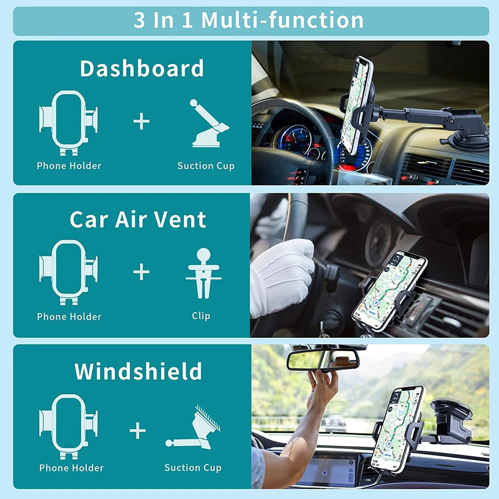 Long Arm Car Phone Mount