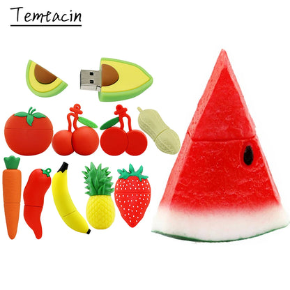 Fruit-Themed USB Flash Drives With Various Capacities