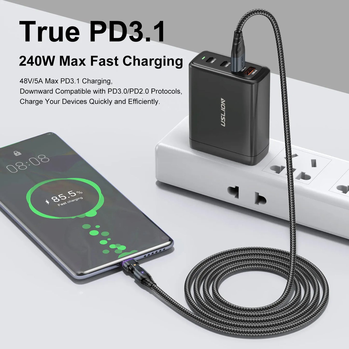 All-in-One Magnetic Fast Charging Cable