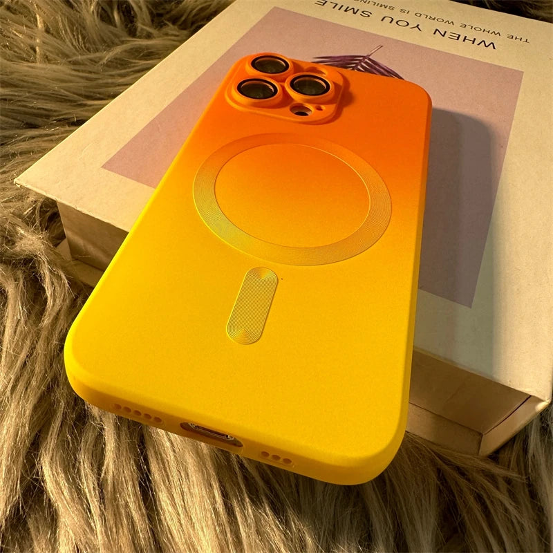 Gradient Magnetic Silicone Case