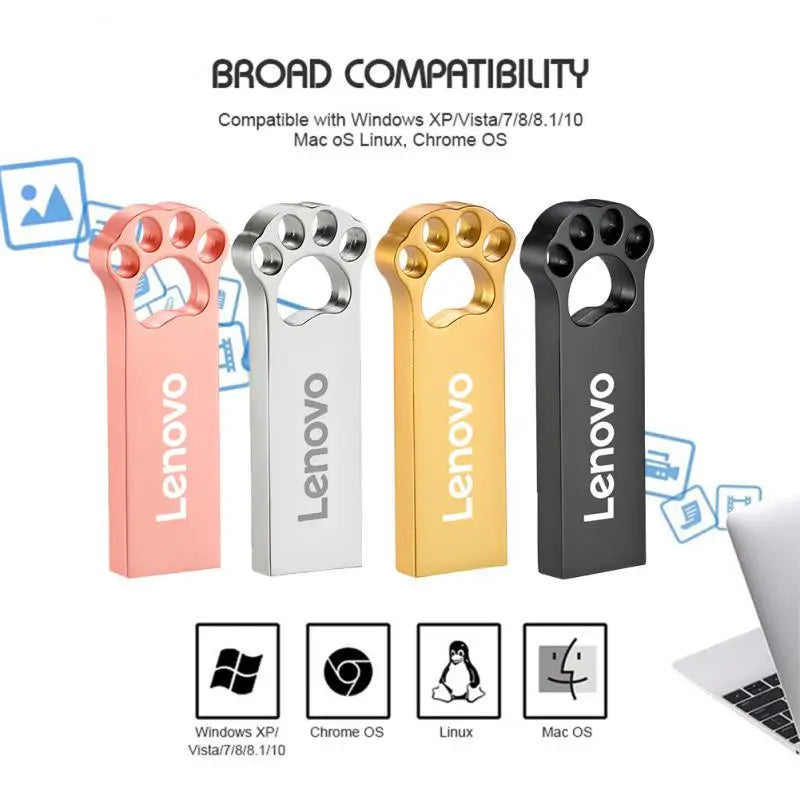 Lenovo Paw-Shaped USB Flash Drive