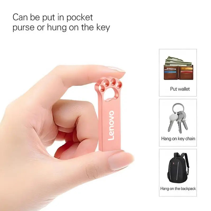 Lenovo Paw-Shaped USB Flash Drive