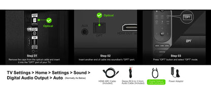 ULTIMEA 2-in-1 Dolby Atmos Soundba