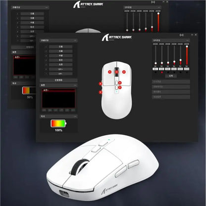 Gaming Mouse with RGB Touch & Tri-Mode Connectivity