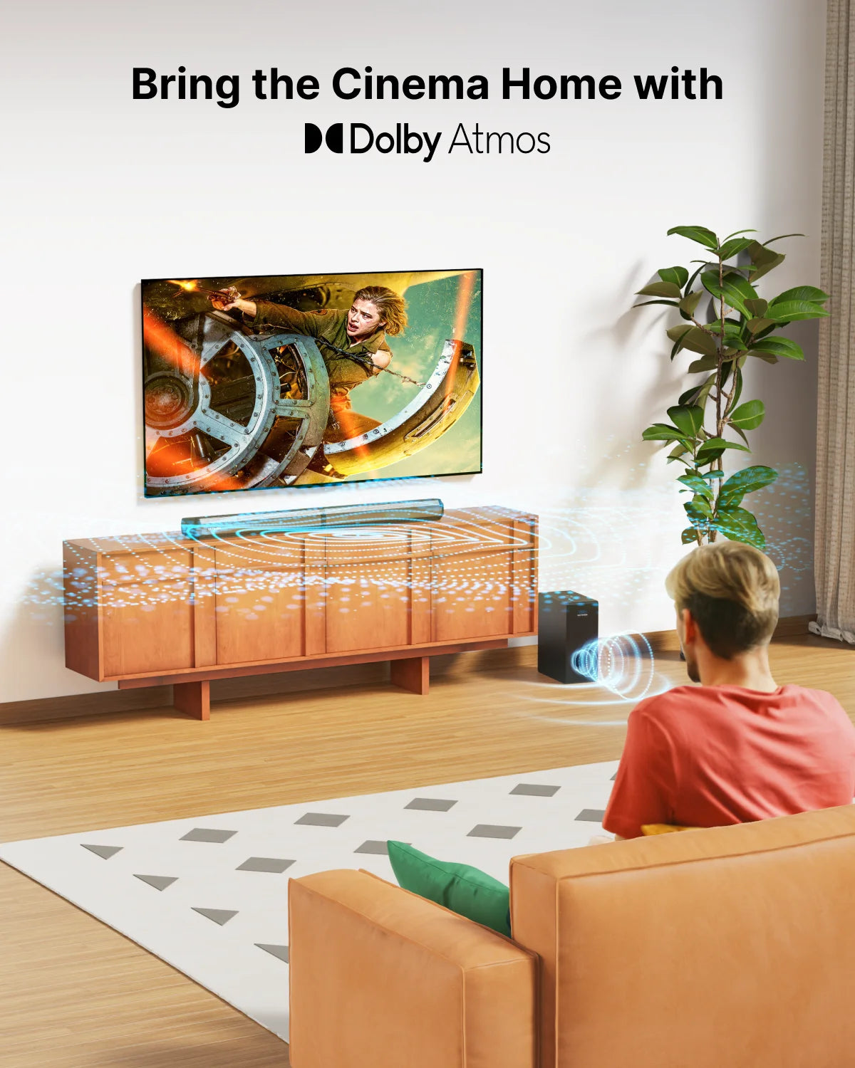 ULTIMEA 2-in-1 Dolby Atmos Soundba