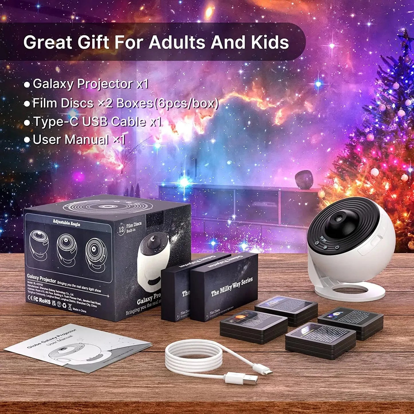 13-in-1 Galaxy Projector