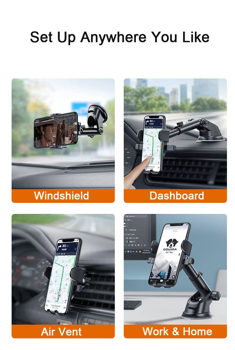 360° Sucker Car Phone Holder