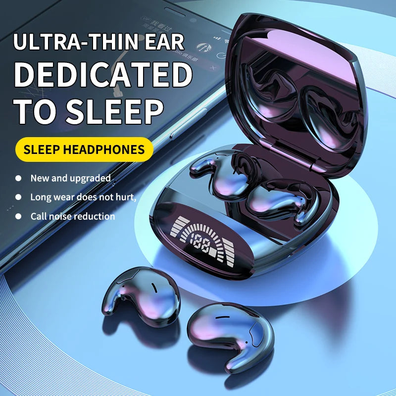 SleepFit Wireless Noise-Cancelling Earbuds