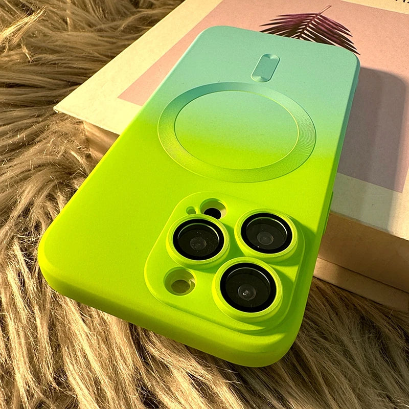 Gradient Magnetic Silicone Case