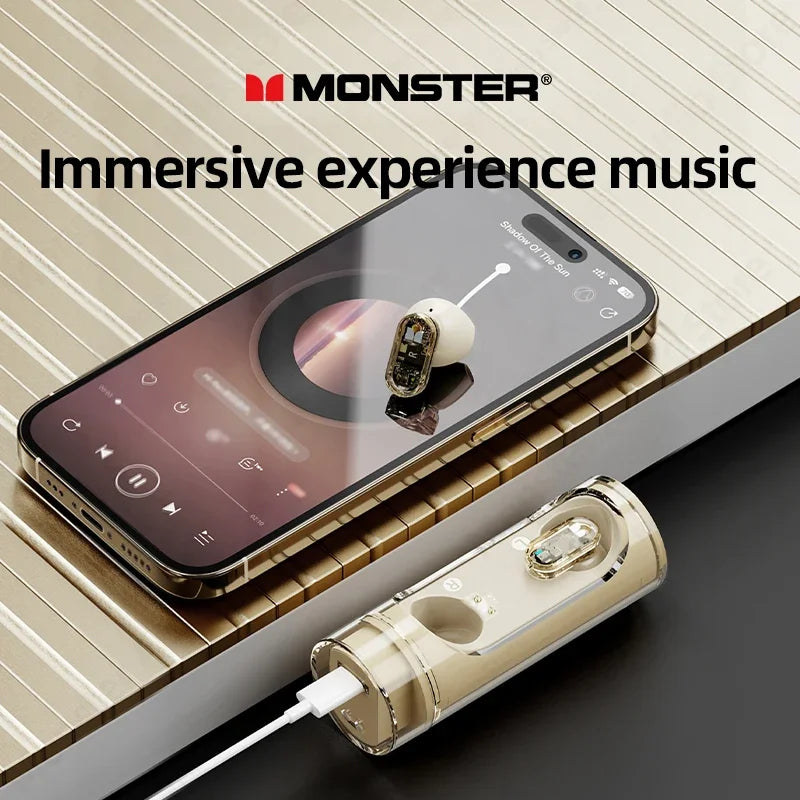 Monster Rotating Shell Bluetooth Earbuds