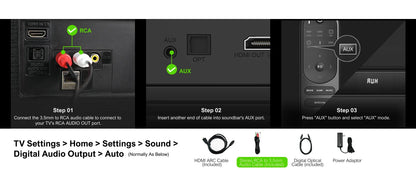 ULTIMEA 2-in-1 Dolby Atmos Soundba