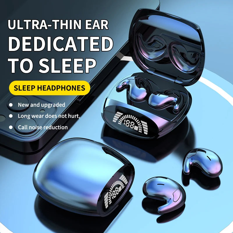 SleepFit Wireless Noise-Cancelling Earbuds